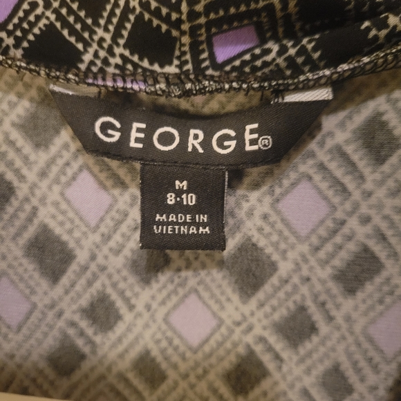 George Box Pattern Dress. Size M 8/10 - Picture 4 of 5